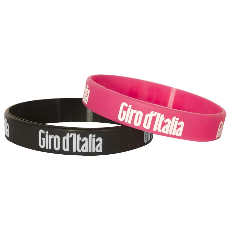 2 Braccialetti Giro d'Italia - Nero e Rosa