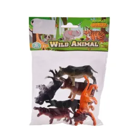 2062 POWER JOY ANIMAL WORLD WILD ANIMAL 6PC