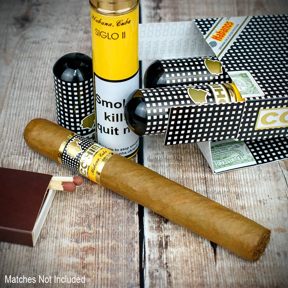 3 Pack - Cohiba Siglo II Tubos Cuban Cigars