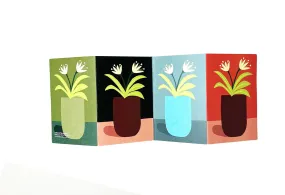 4 Potted Blooms Card