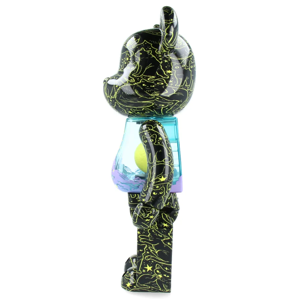 400% Bearbrick Cat in the Night Sky - Hikari Bambi