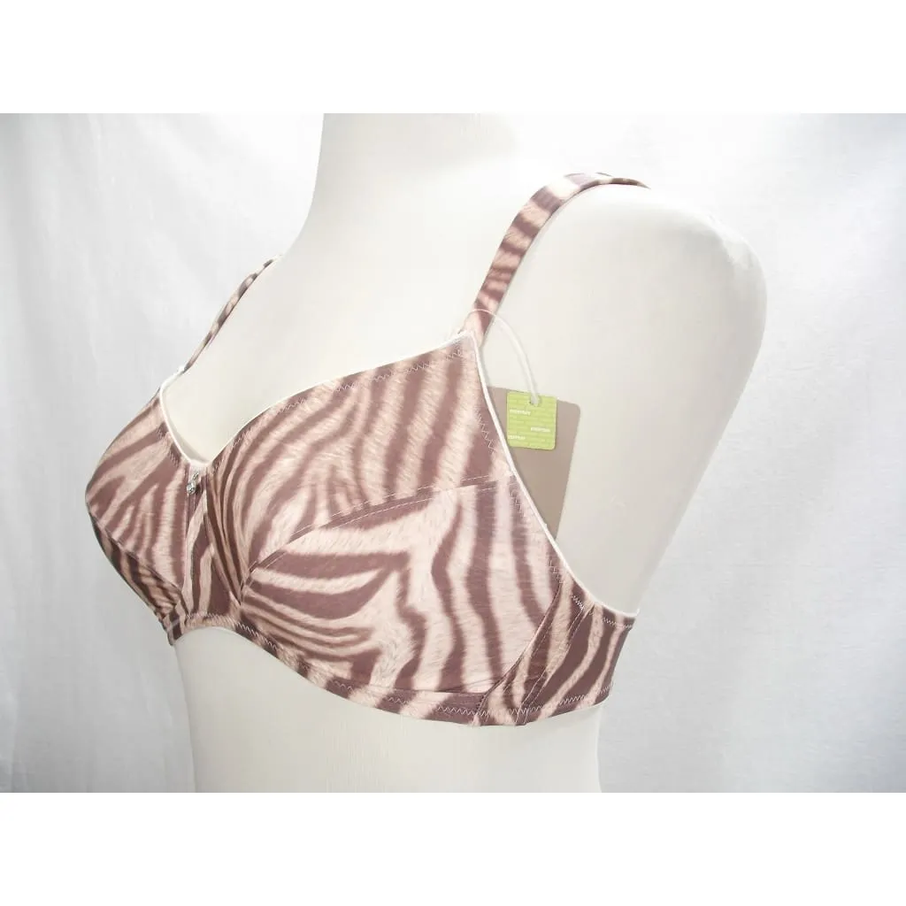 Amoena 43902 Jane Wire Free Mastectomy Bra 32C Animal Print NEW WITH TAGS