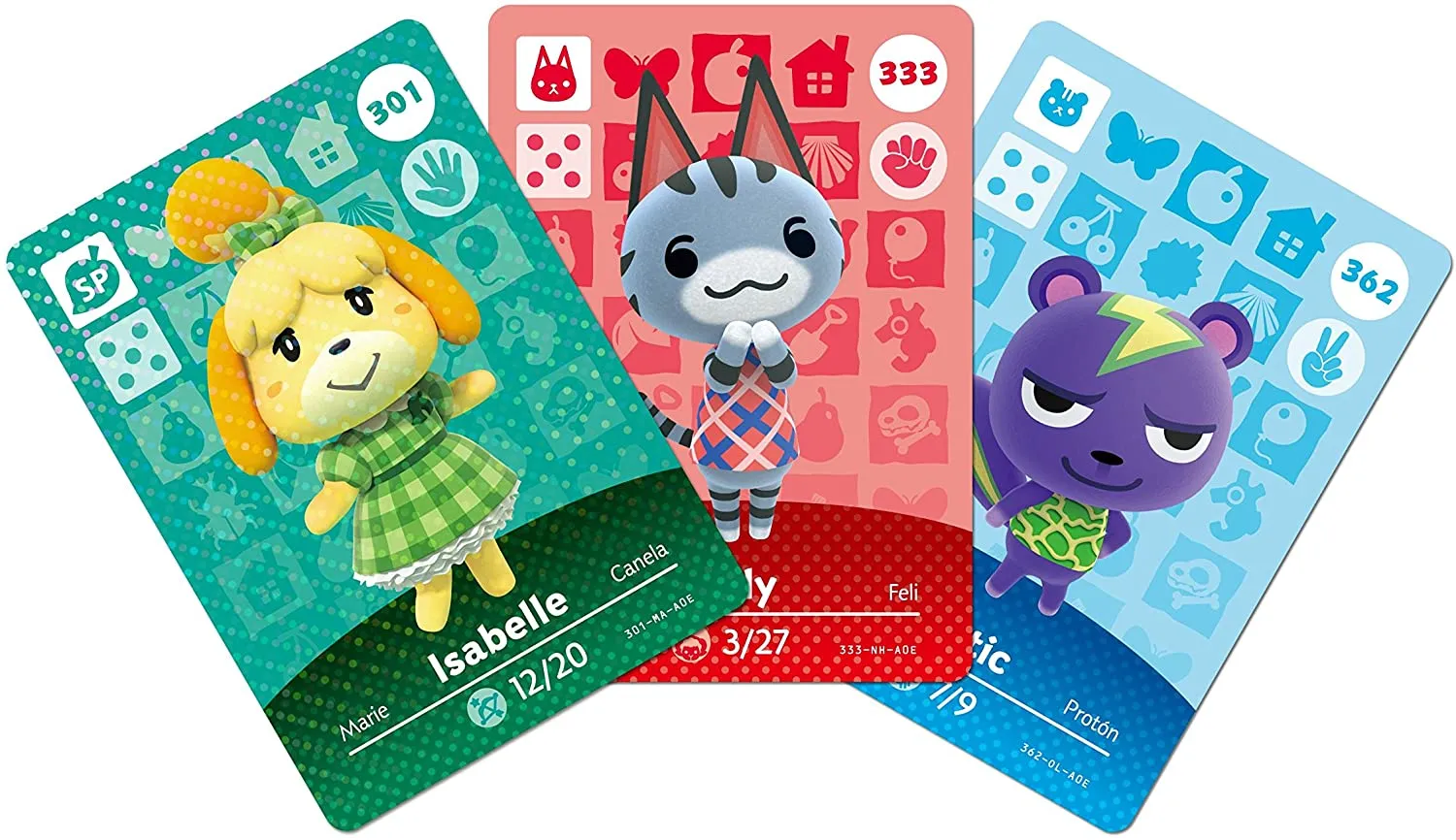 Animal Crossing Cards - Series 3 (Pack of 6 cards) - Nintendo Amiibo