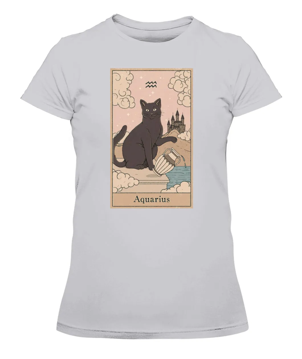 Aquarius Cat Custom Women's Tee & Unisex Tee