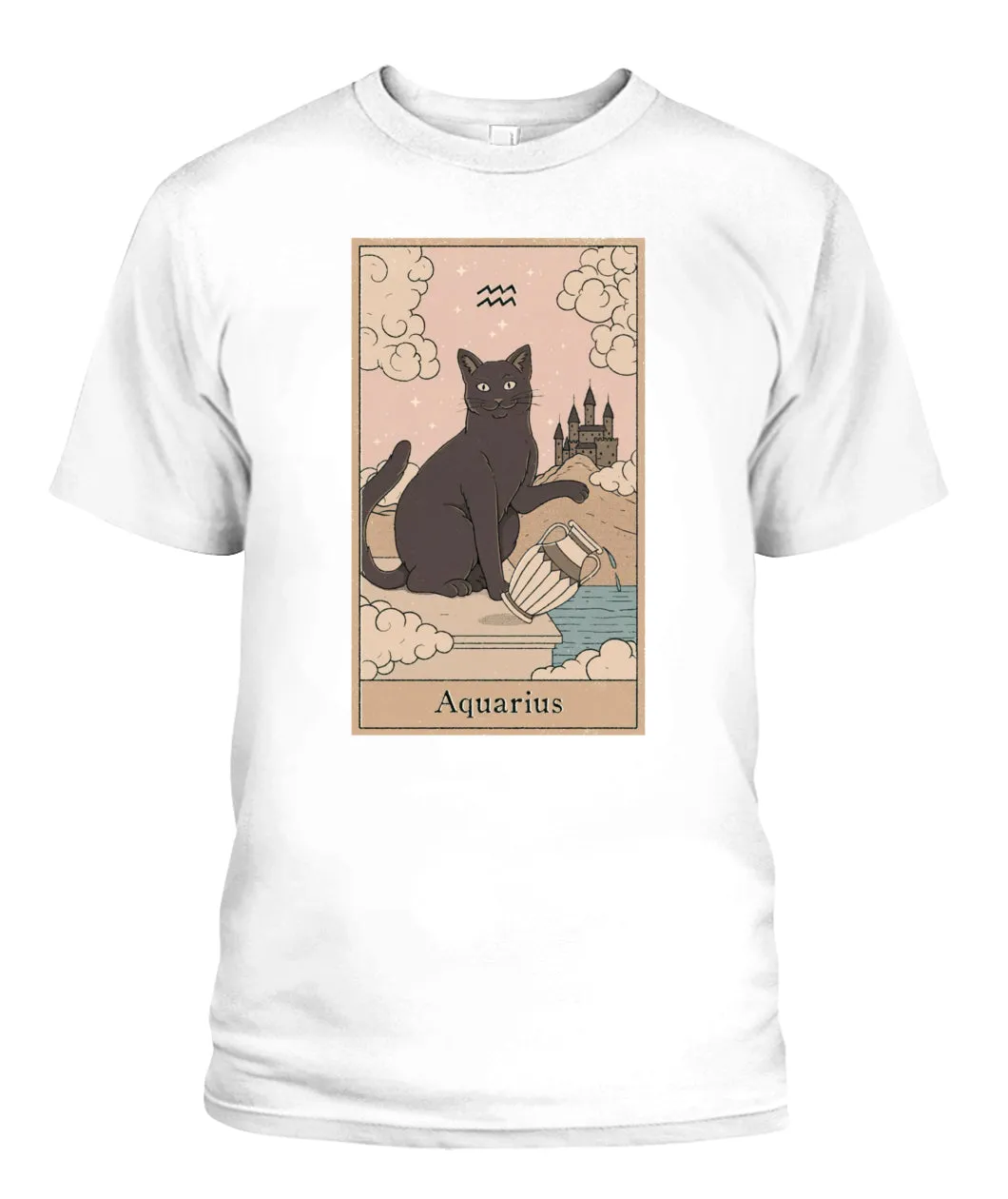 Aquarius Cat Custom Women's Tee & Unisex Tee