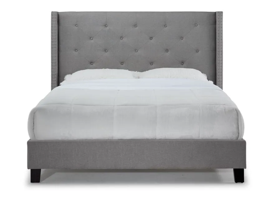 Audrey 3-Piece King Bed - Grey