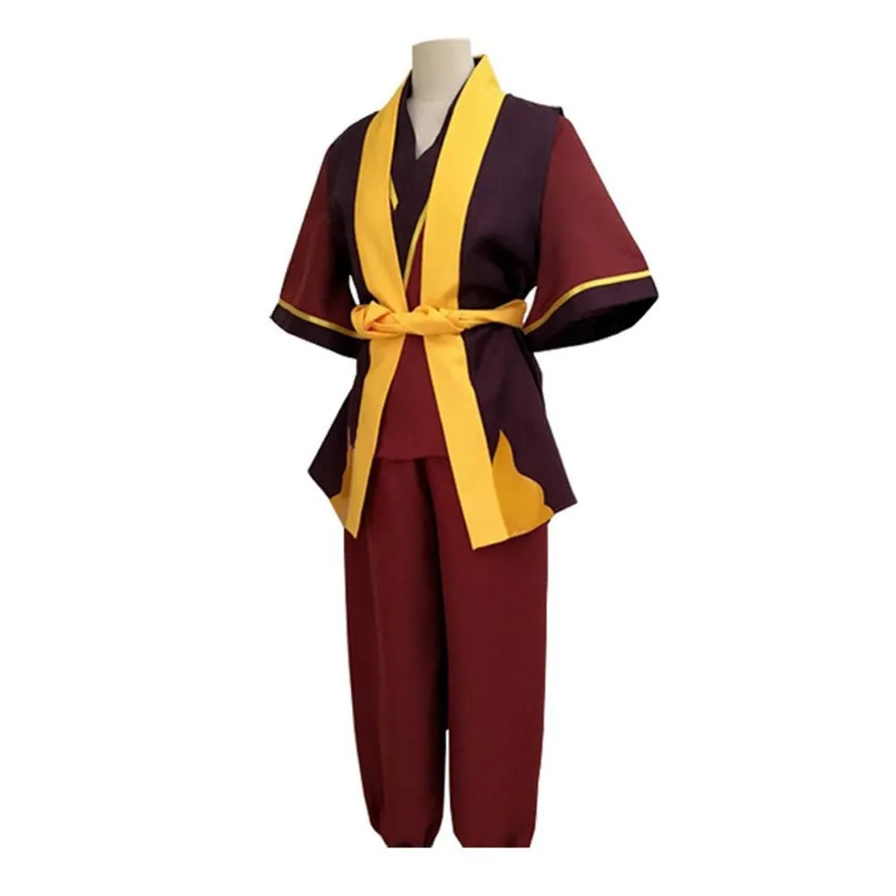 Avatar: The Last Airbender Zuko Halloween Carnaval Cosplay Costume de Style Court