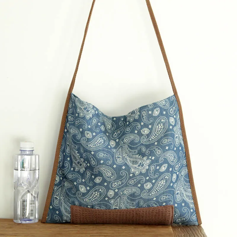 Babakud Original Design Floral Cotton Shoulder Bag