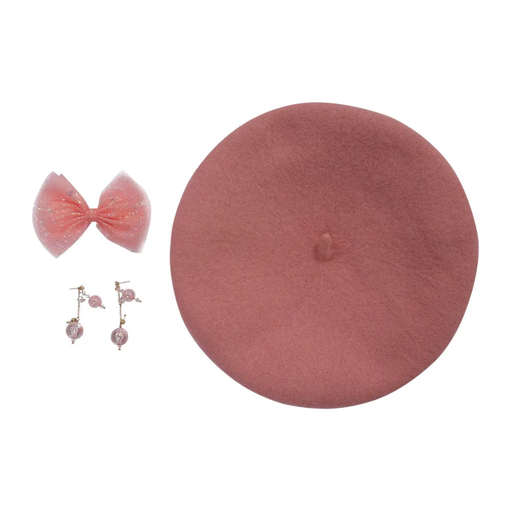 Barbie Boucles d'oreilles Chapeau Rose Femme Accessoires