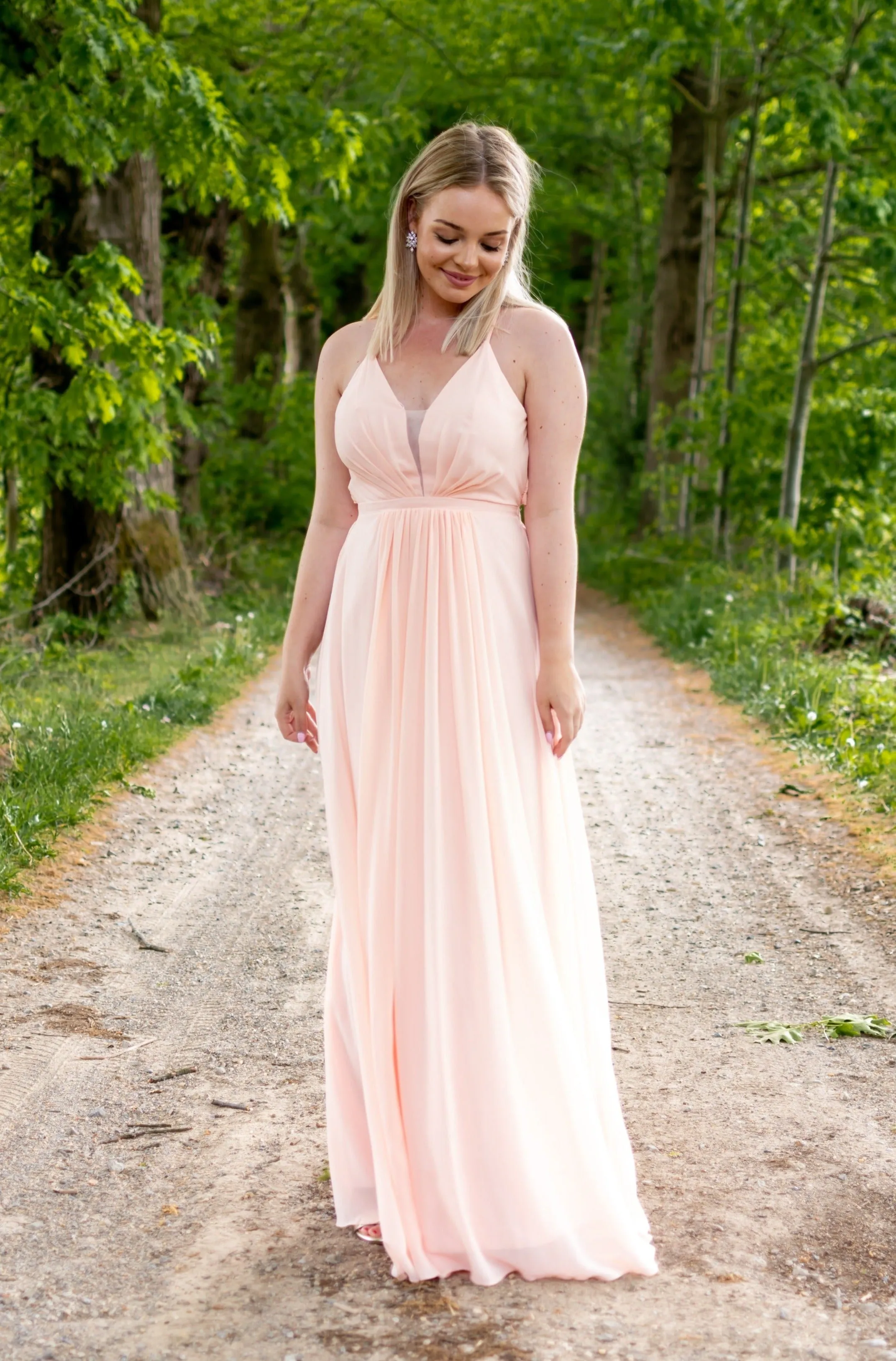 Beautiful Back Dress - Pink