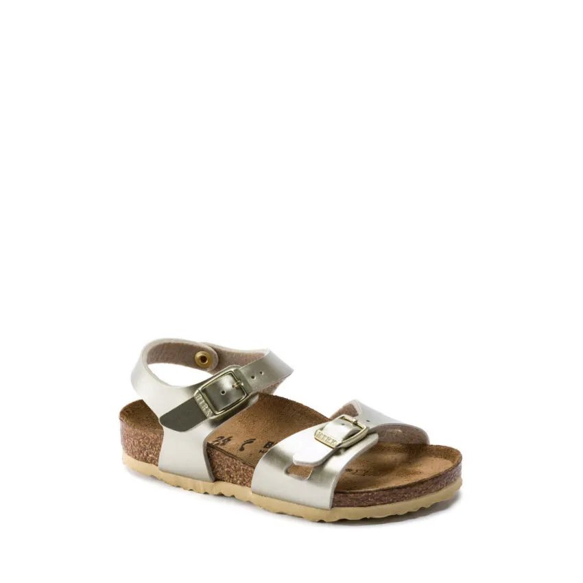 BIRKENSTOCK SANDALO RIO 1014829 METALLIC ORO