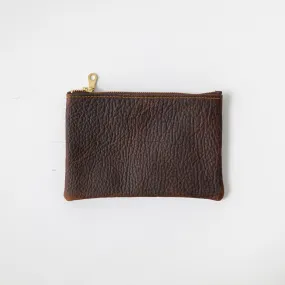 Brown Kodiak Small Zip Pouch