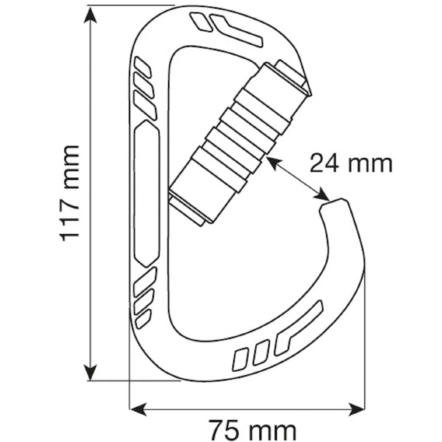 CAMP GUIDE XL 3LOCK - TITANIO MOSCHETTONE