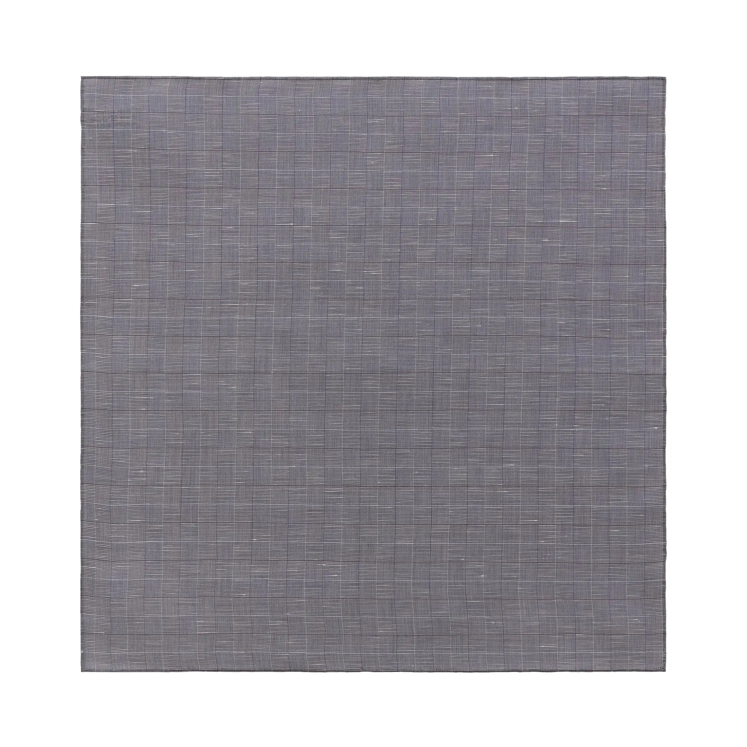 Checked Cotton-Blend Pocket Square in Dust Purple