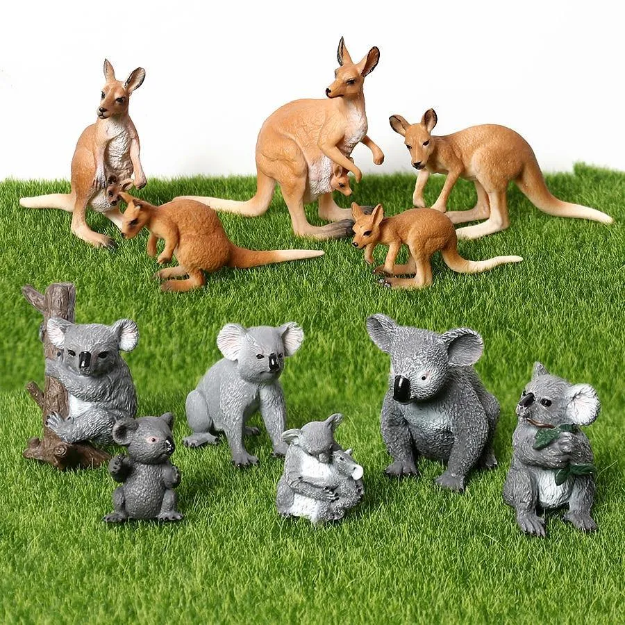 Collectible Mini Koalas and Kangaroos