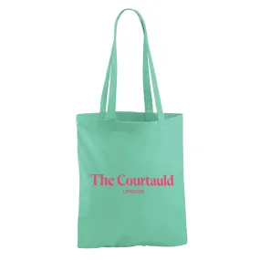 Courtauld Tote Bag Mint Hot Pink