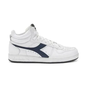 Diadora Unisex Magic_Basket_Demi_Icona White/Blue_Caspian_Sea