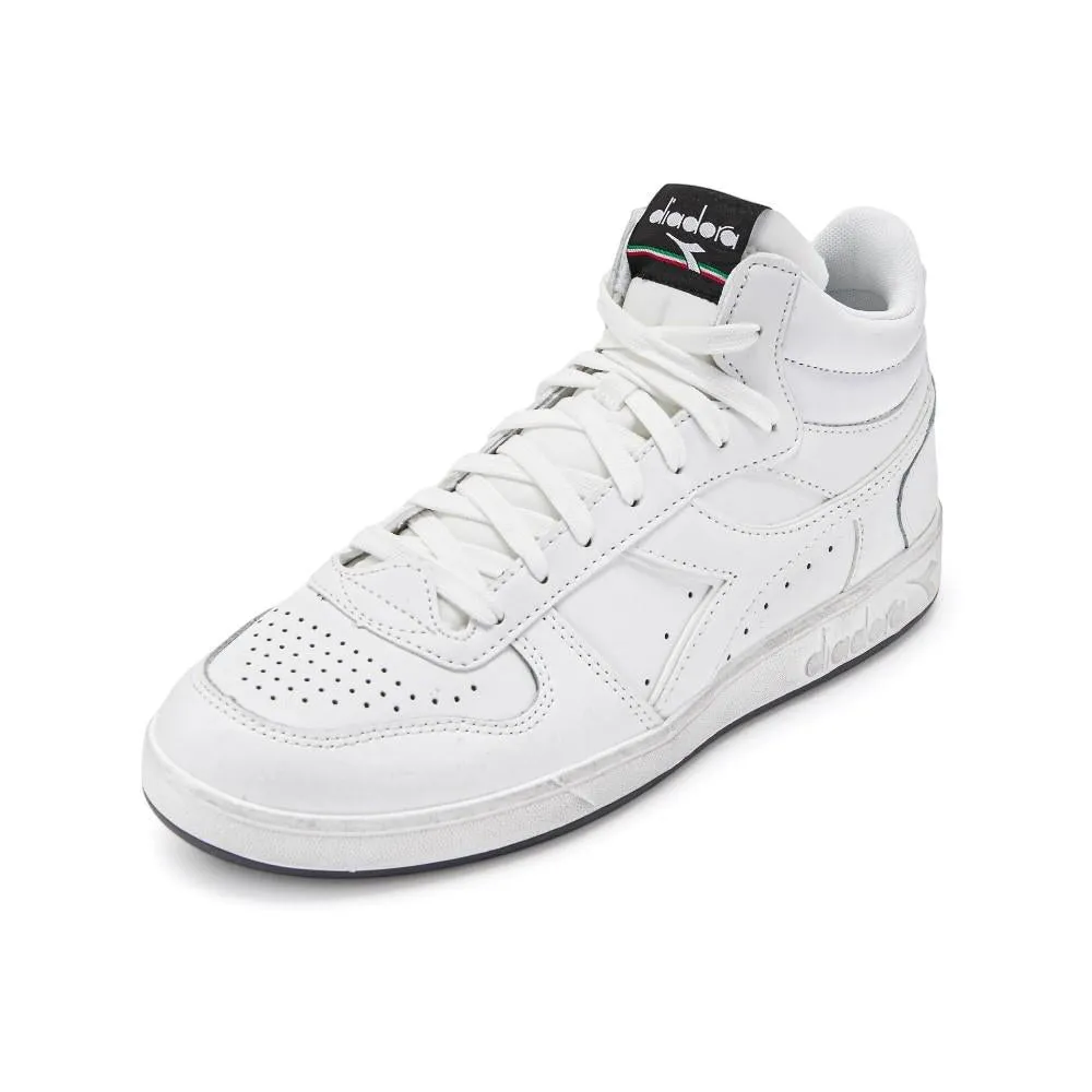 Diadora Unisex Magic_Basket_Demi_Icona White/White/White