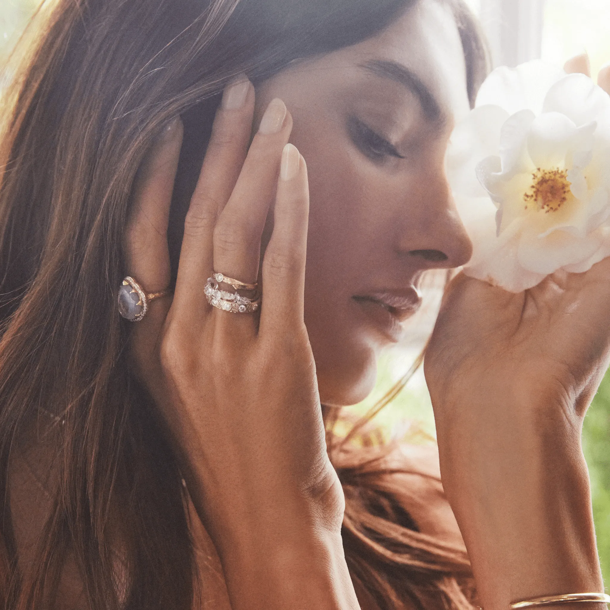 Eau de Rose Cut Diamond Ring