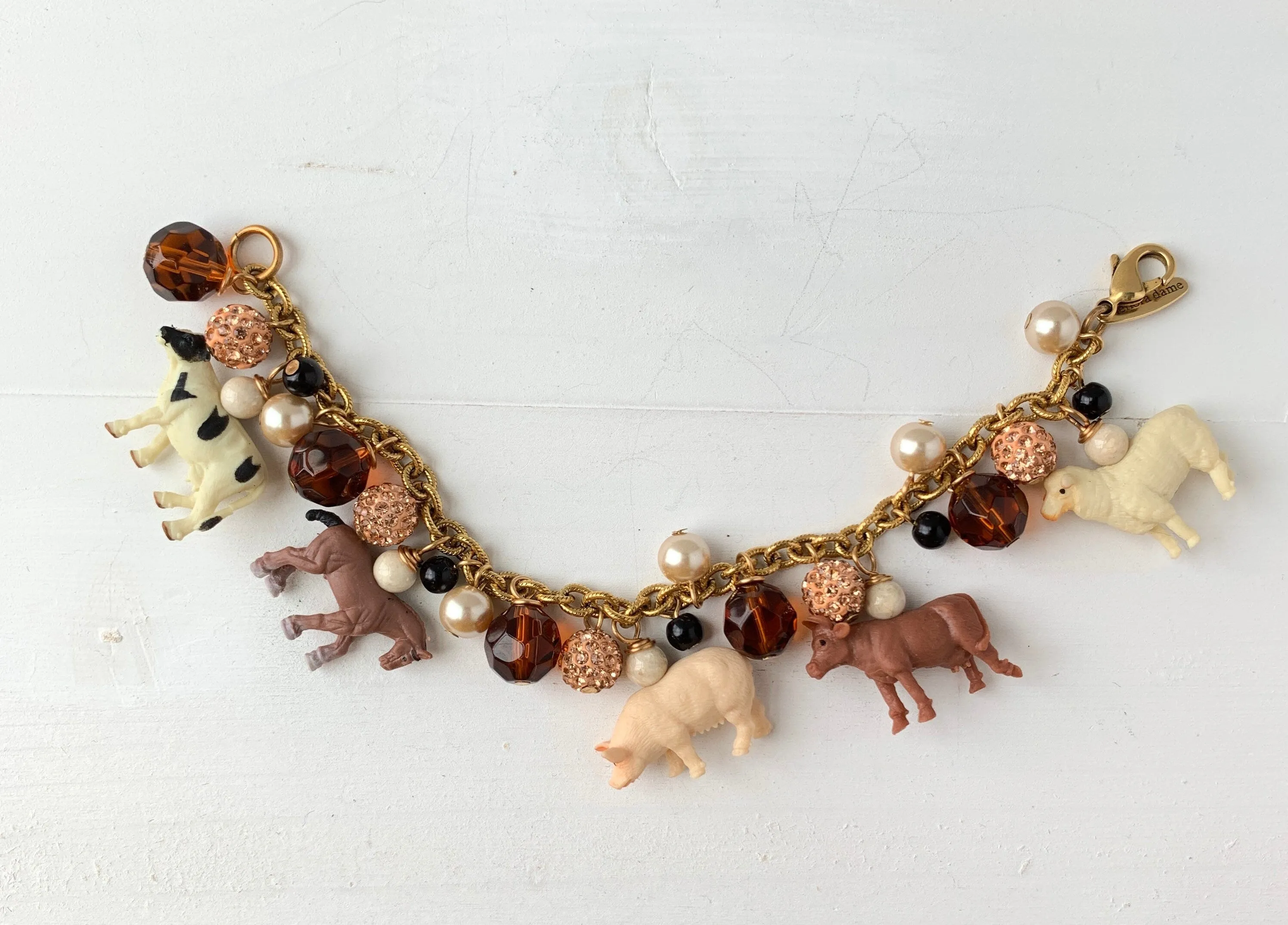 Farm Animal Charm Bracelet