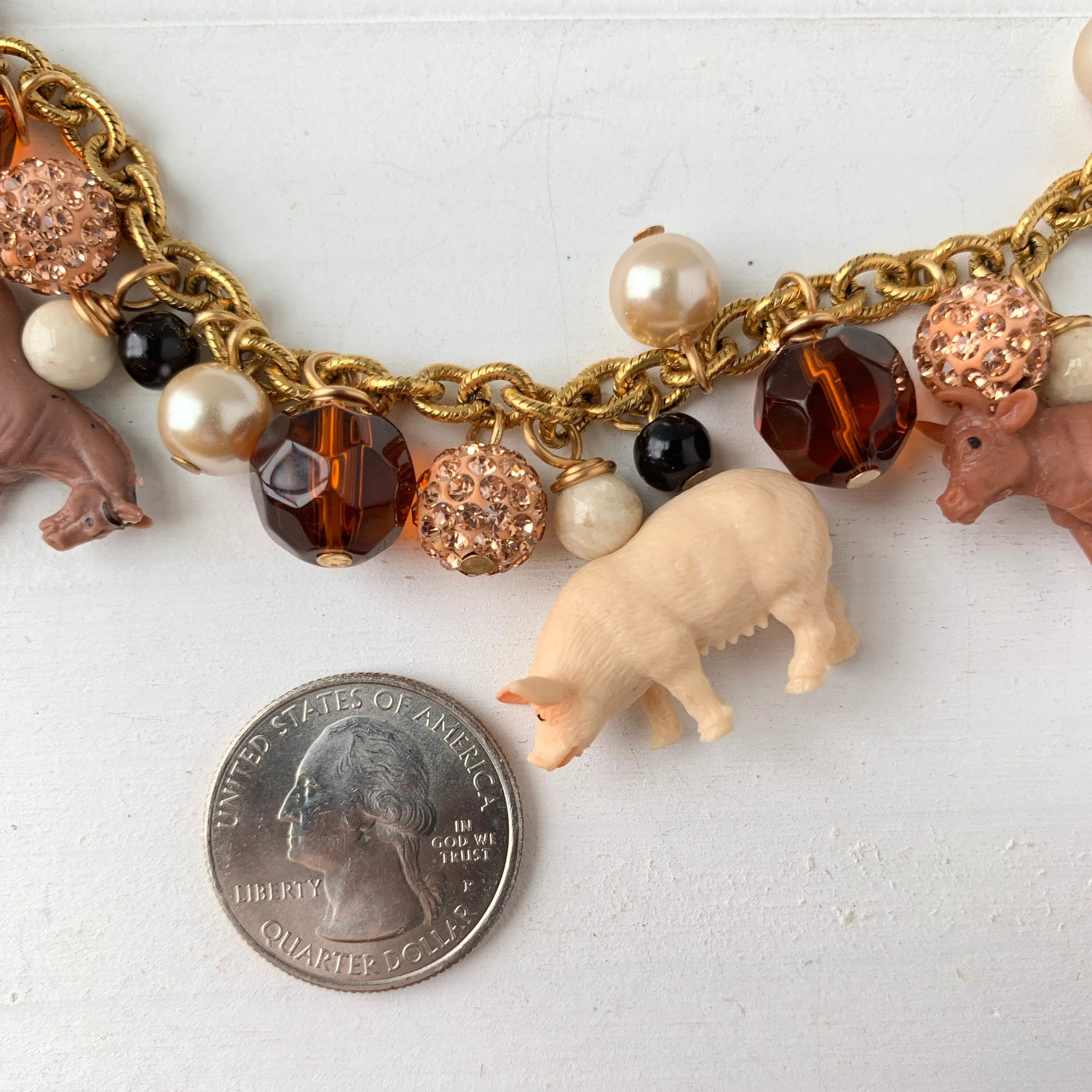 Farm Animal Charm Bracelet