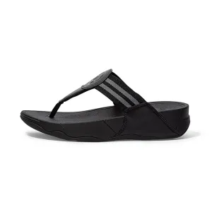 FitFlop Sandalias Femenino Walkstar_Toe-Post_Sandals All_Black