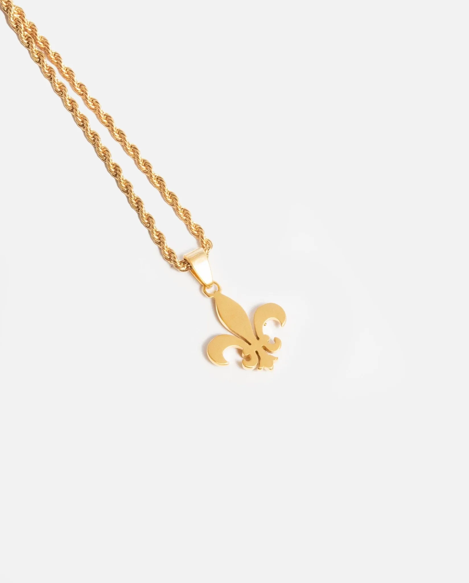 Fleur-de-Lis Pendant - Gold