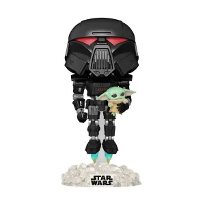 Funko Pop Dark Trooper Con Grogu 488 (Exclusivo) (Special Edition) Star Wars The Mandalorian