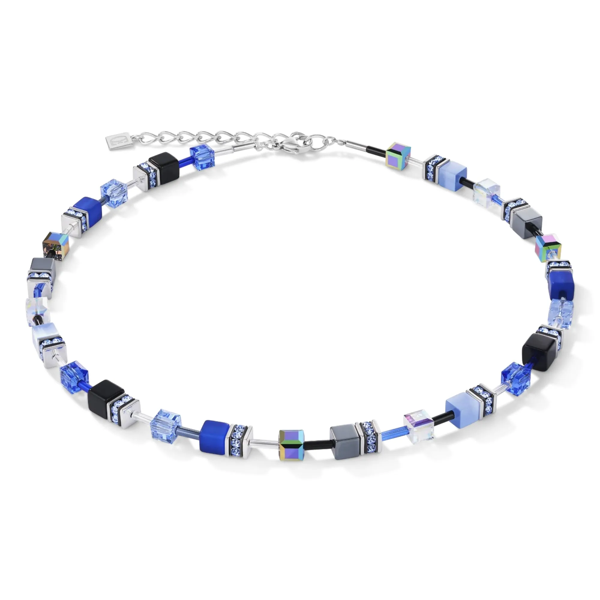 GeoCUBE Cobalt Blue Necklace