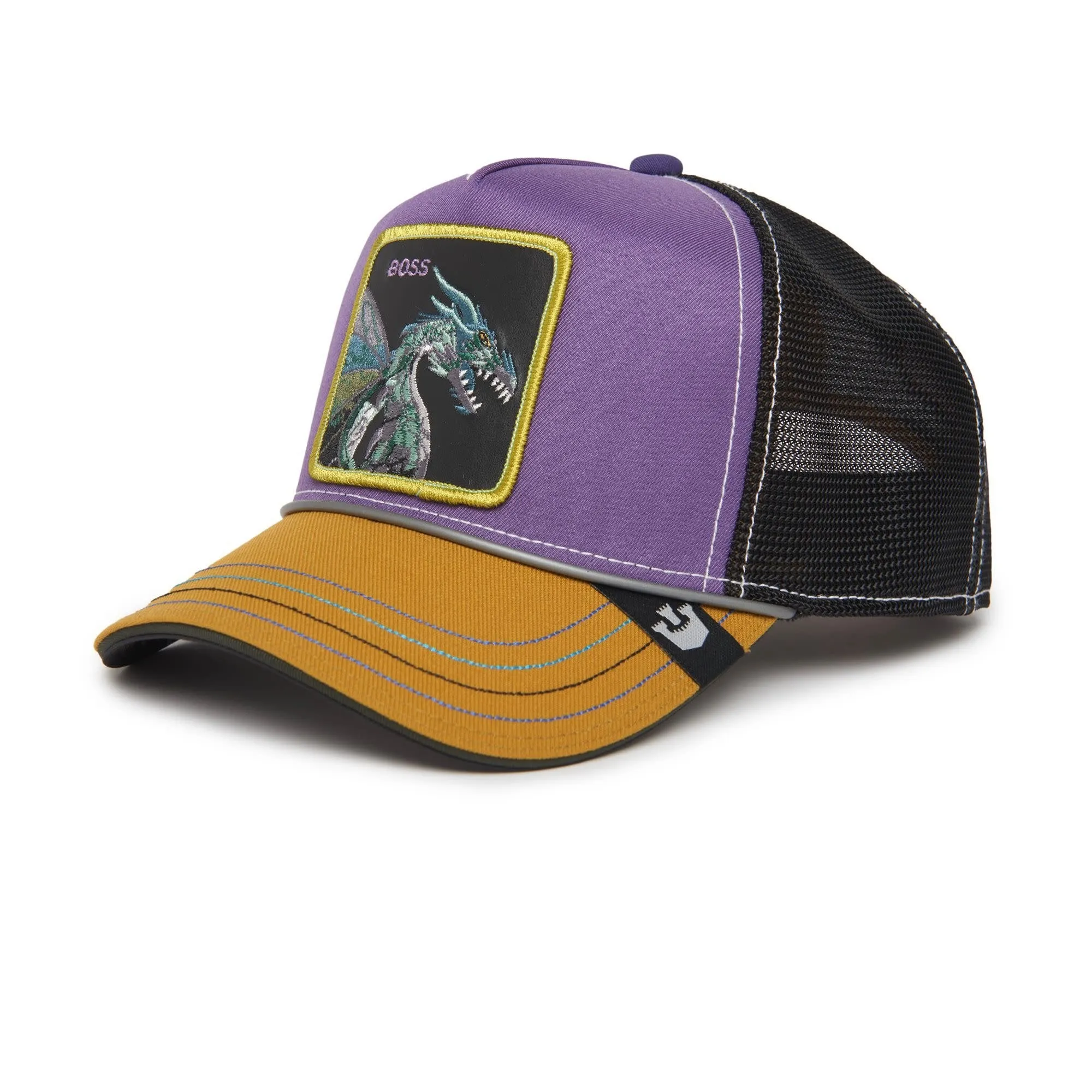 Goorin Bros Hammer And Spike {Boss} Trucker Hat (Purple)