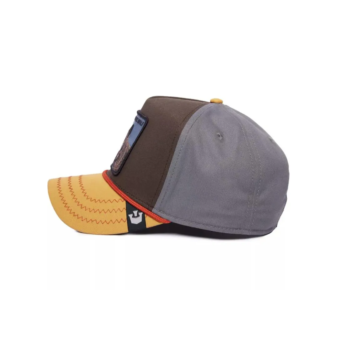 Goorin Bros Lone Wolf 100 Trucker Hat (Brown)