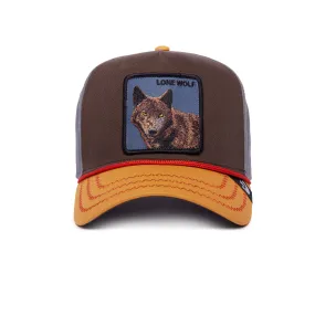 Goorin Bros Lone Wolf 100 Trucker Hat (Brown)