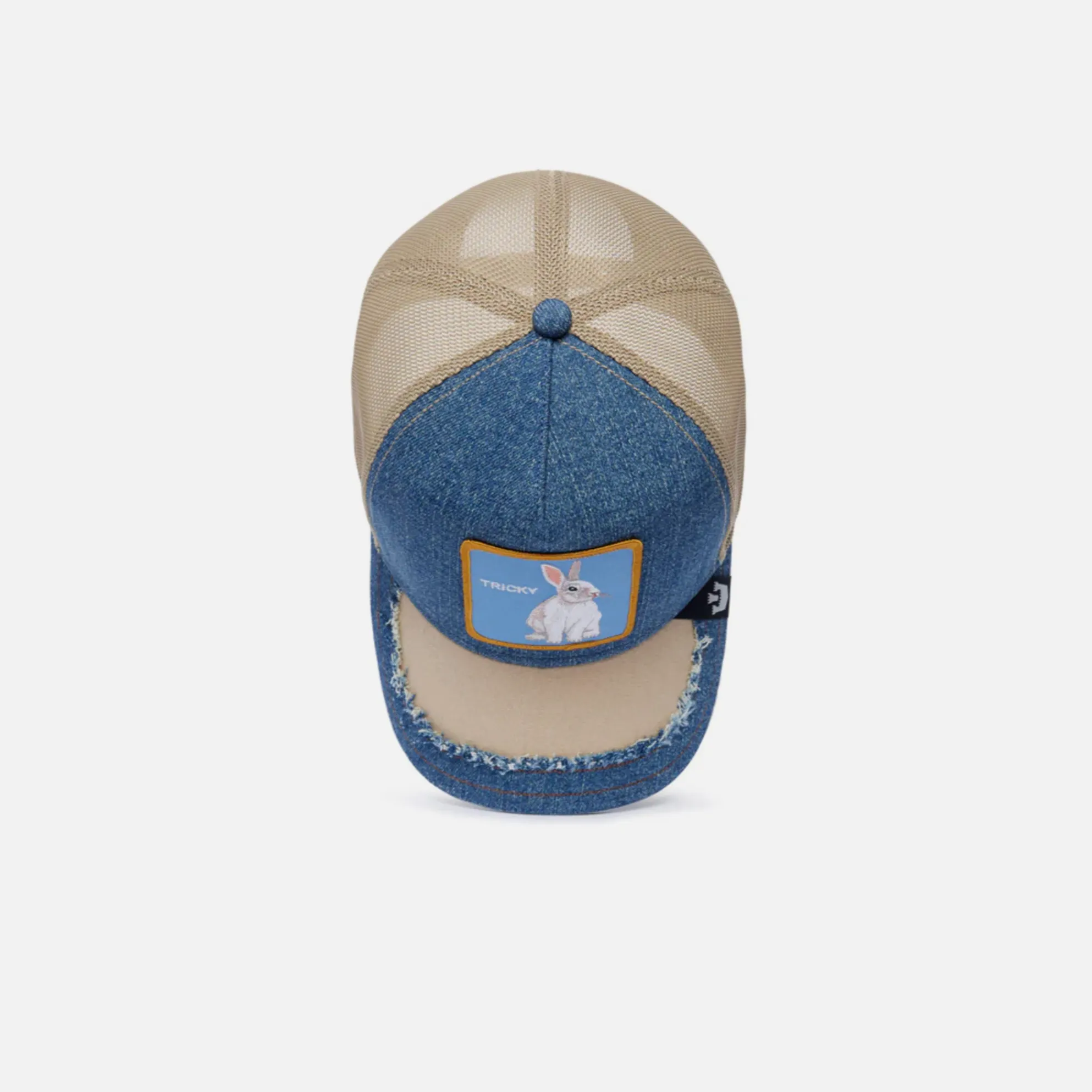 Goorin Bros Silky GOAT {G.O.A.T.} Trucker Hat (Denim)