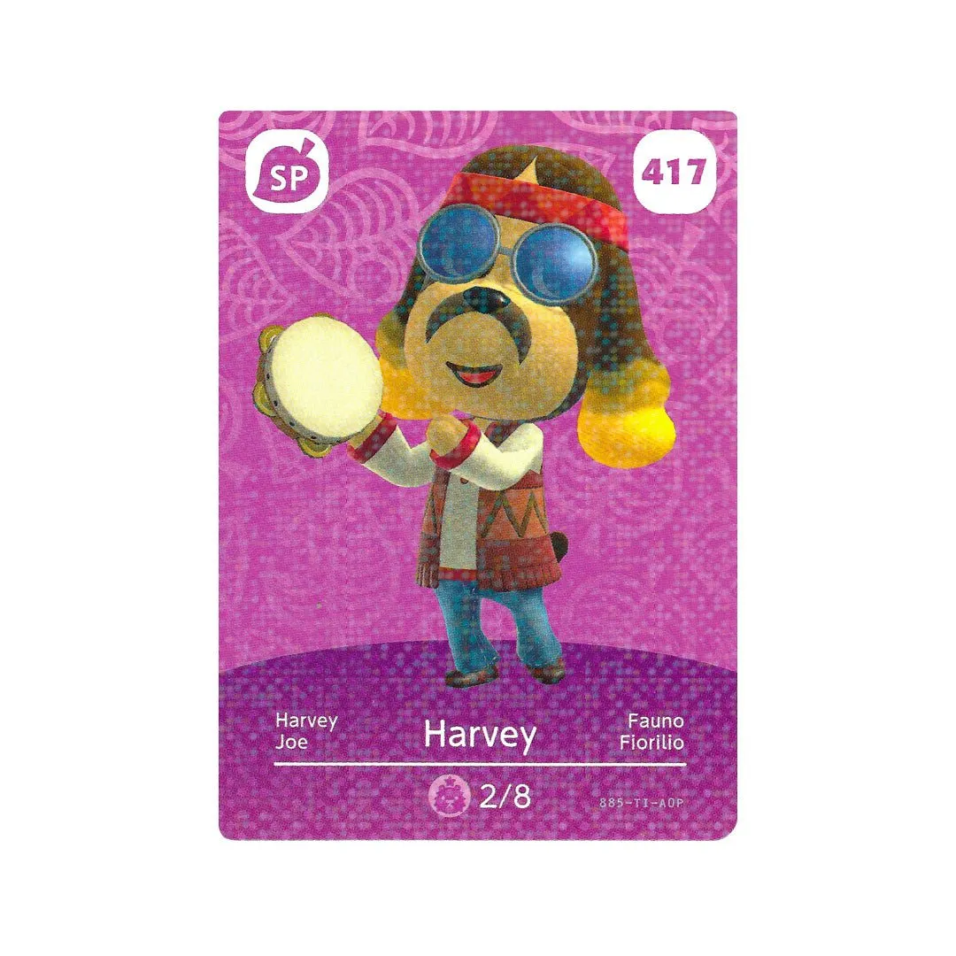 Harvey - Series 5 - Animal Crossing Amiibo Card