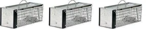 Havahart 0745 One-Door Animal Trap for Chipmunk, Squirrel, Rat, and Weasel, X-Small (3-(Pack))