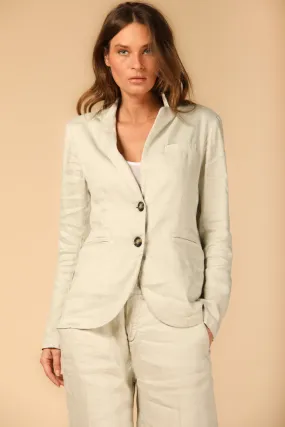 Helena blazer donna in lino e viscosa