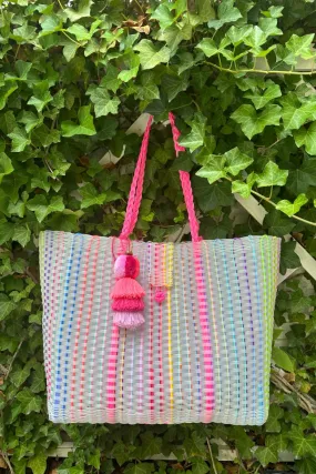 Iris Neon Pink Citron Tote