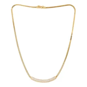 Katharine McPhee Imperial Rope Pavé Necklace - Sterling Silver