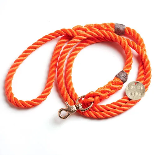 Orange Rescue Standard Dog Lead