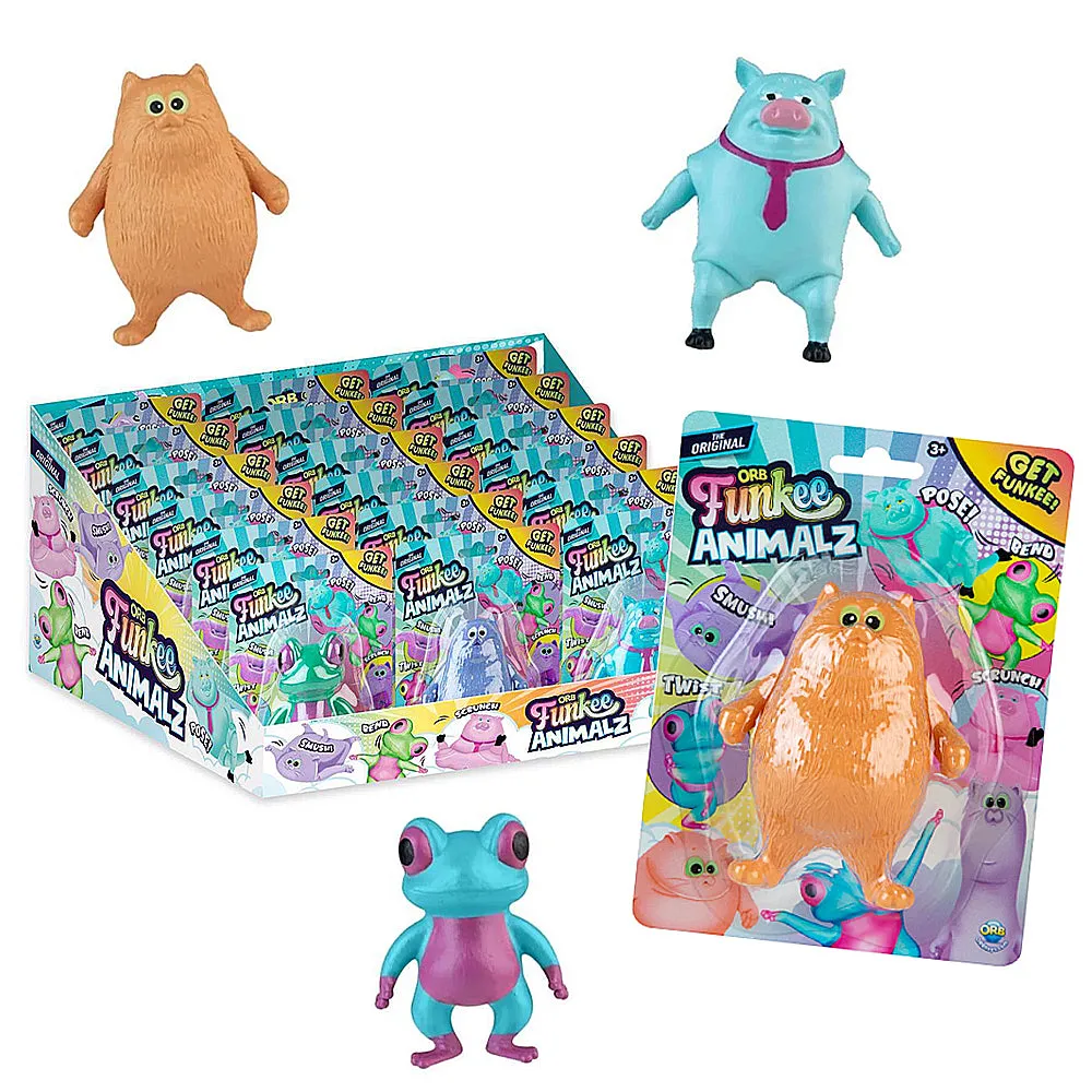 Orb Funkee Animalz Stretchy Animal Figure Toy