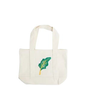 Rainbow Chard Mini Zip Tote