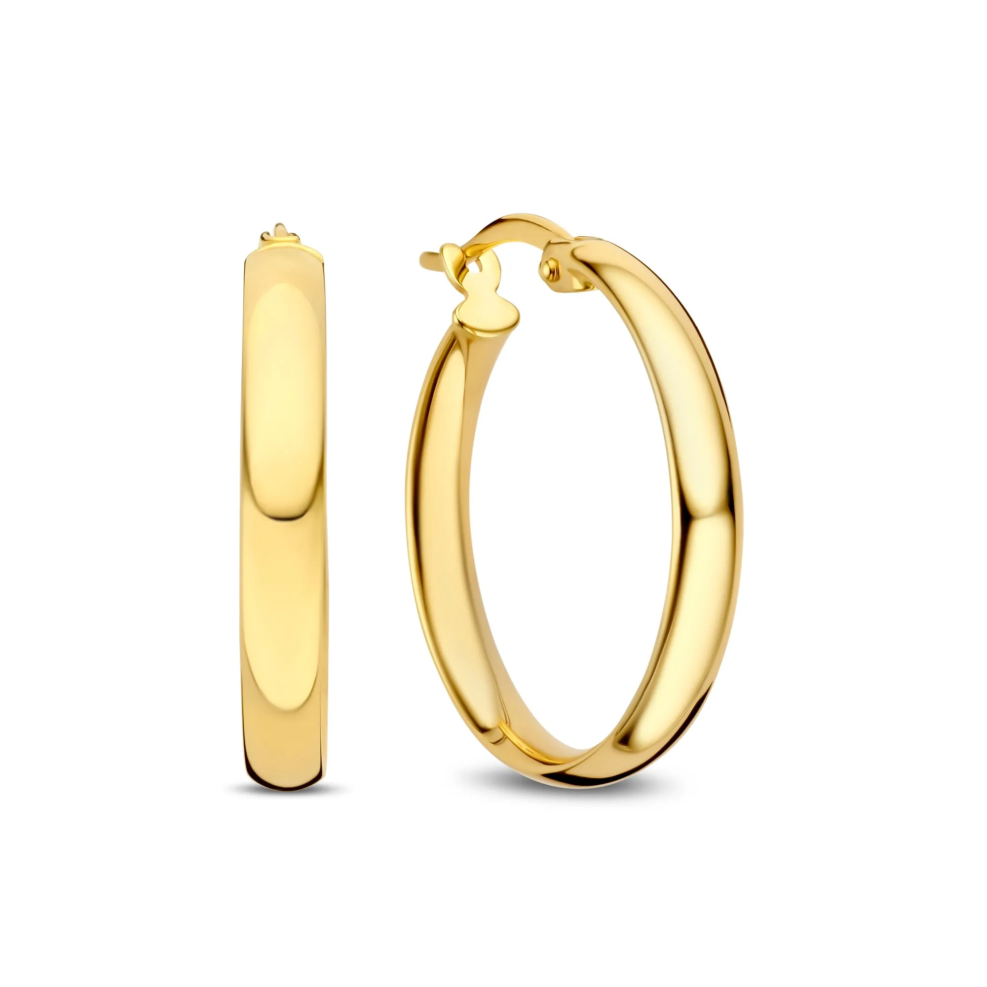 Rivoli Estrella 14 karat gold hoop earrings