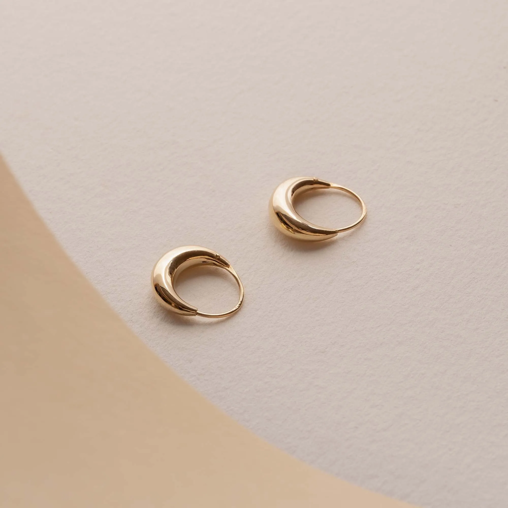 Rivoli Maryn 14 karat gold hoop earrings