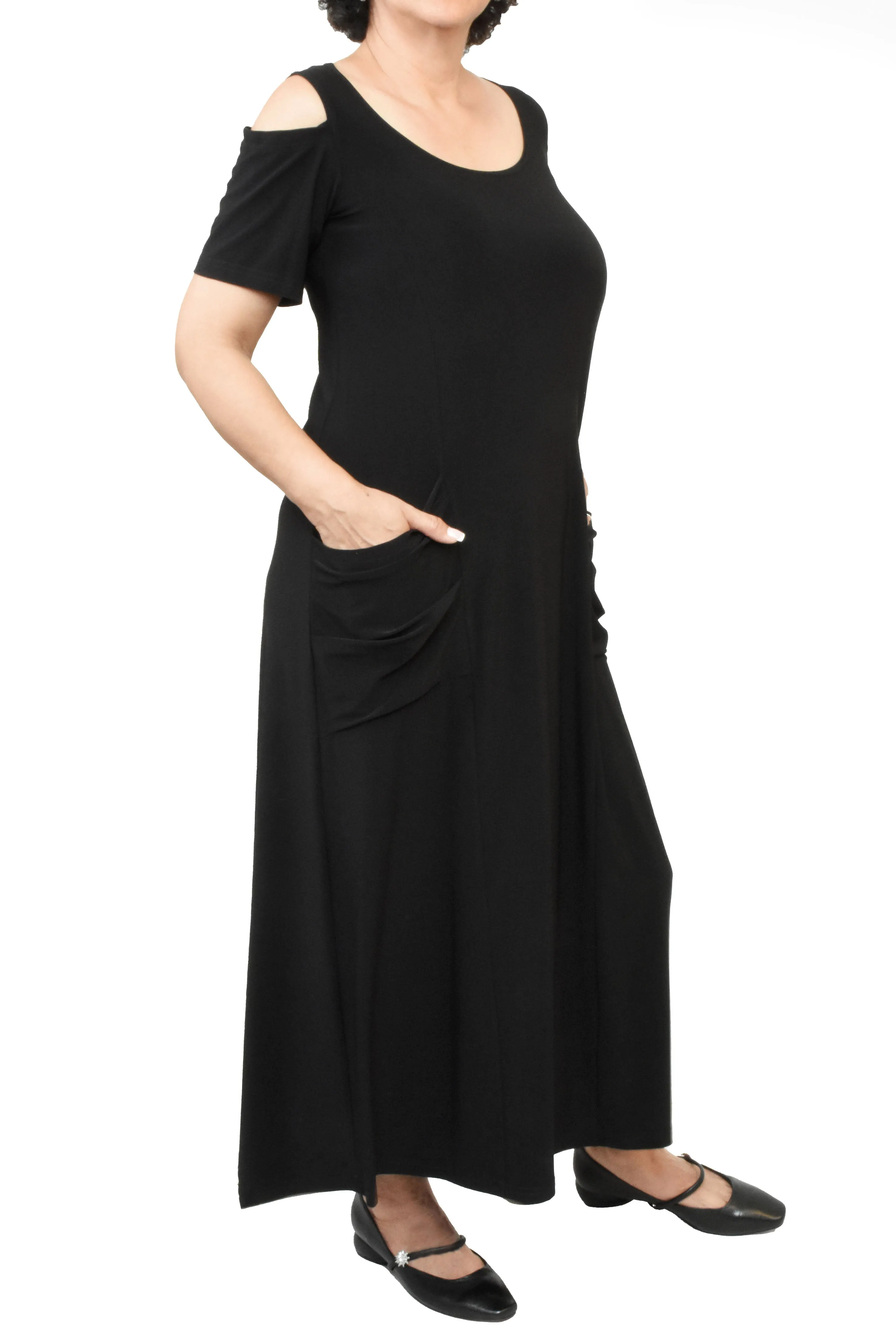 Robe Noire -RN839 | Black Dress  -RN839