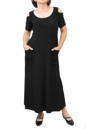 Robe Noire -RN839 | Black Dress  -RN839