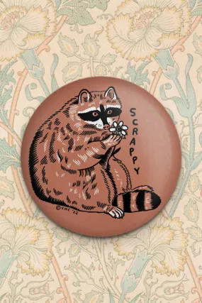 Scrappy Raccoon Magnet